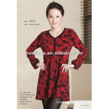 Anti-pilling cashmere knitting ladies' sweater dress